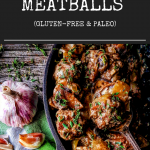 paleo mushroom meatballs