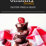 paleo chocolate cherry cups