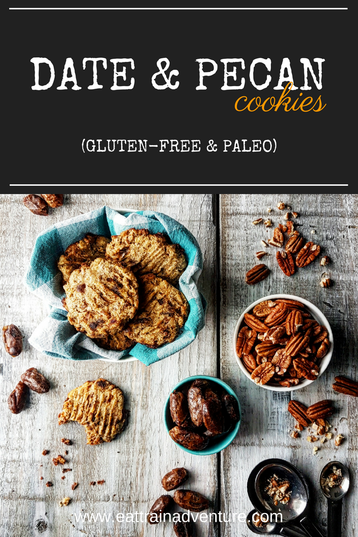 paleo date pecan cookies