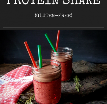 Chocolate Peppermint Protein Shake (Gluten-Free)