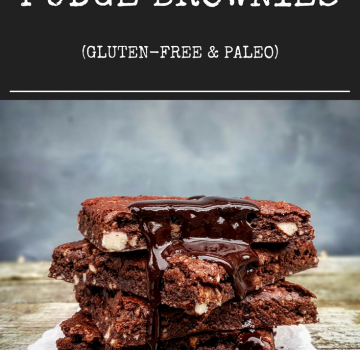 Chocolate Almond Fudge Brownies (Gluten-Free & Paleo)
