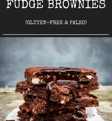 Chocolate Almond Fudge Brownies (Gluten-Free & Paleo)