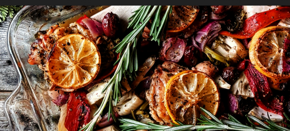 Herbed Lemon Chicken Bake with Fennel & Olives (Gluten-Free & Paleo)