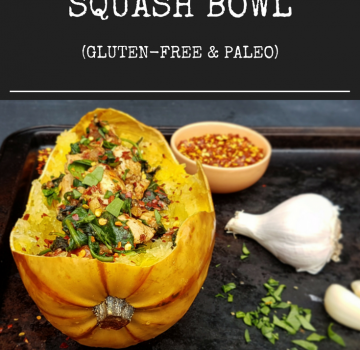 Sweet & Spicy Ginger Chicken Squash Bowl (Gluten-Free & Paleo)