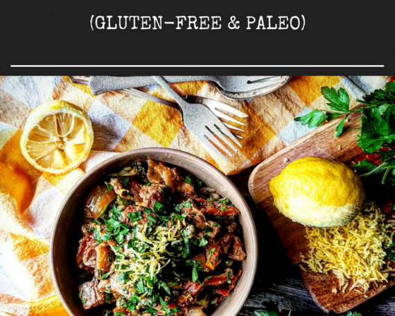 Stewed Veal with Sundried Tomatoes, Capers & Lemon (Gluten-Free & Paleo)